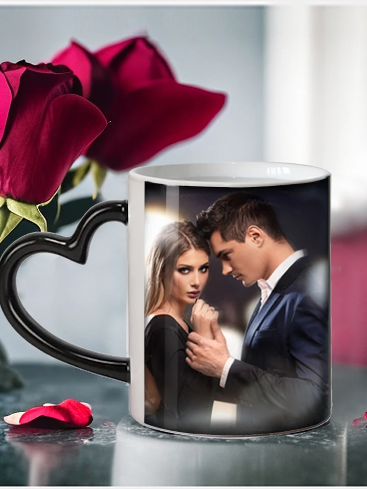 17415-2bkkqa.jpg Personalised Magic Mugs Custom Colour Changing Cup Heat Activated Any Image Photo Or Text Printed On Mug Dad Mothers Day Gift - Image 4
