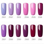 Gel Nail Polish Purple Color Series 7 ml - Image 5