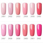 Gel Nail Polish Purple Color Series 7 ml - Image 4
