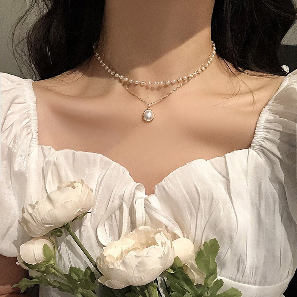 Women's Pearl Necklace Pendant Women's Pearl Necklace Pendant