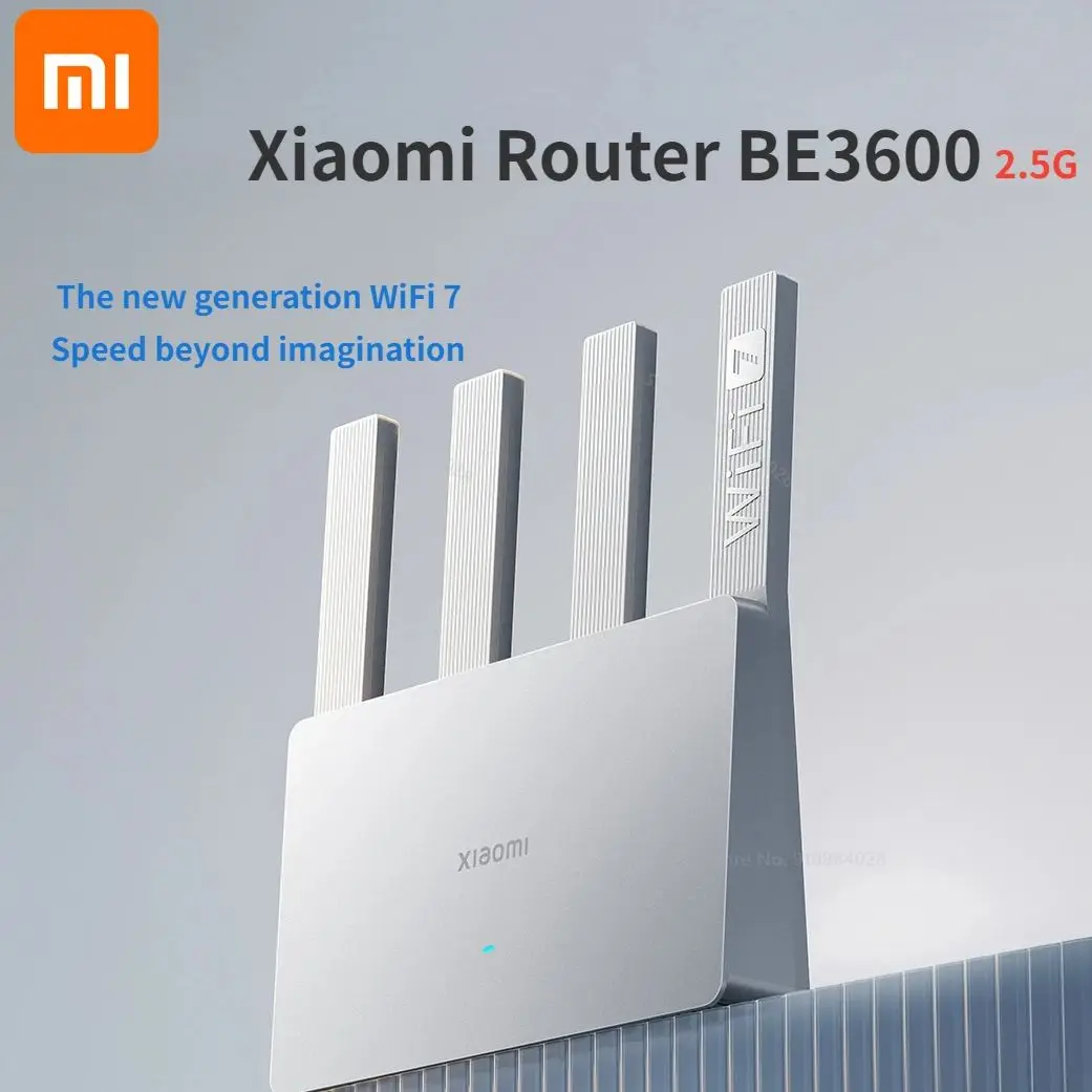 Xiaomi Router Be3600 WIFI 7 Dual-band Qualcomm Quad-core Gaming Acceleration