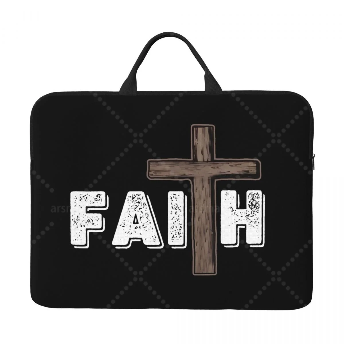 Christian Jesus Faith Cross Laptop Bag Computer Bag Office Business Travel 14