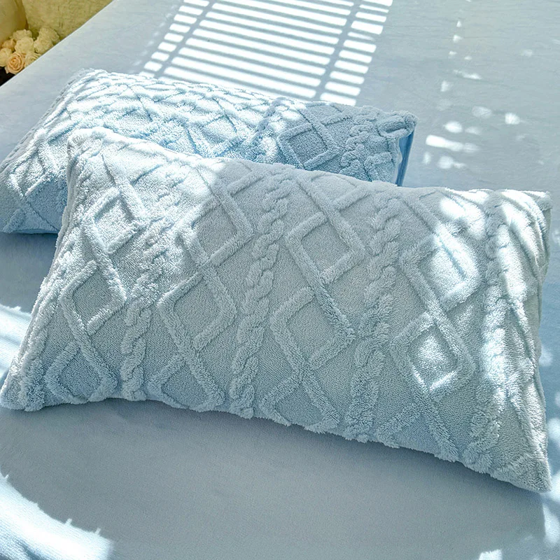 Missdeer Pillowcase Taff Velvet Pillow Cover 48x74cm Pillowslip Rectangle