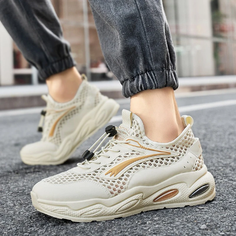 Fashion Men's Sneakers Lightweight Running Shoes 2025 Summer Mesh Sneakers