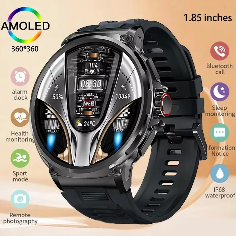 Top 10 Smart Home Gadgets That Will Genuinely Change Your Life in 2026 3 1.85" AMOLED Screen 2025 New flagship Outdoor Sport SmartWatch Men LED bigBattery 5ATM Waterproof Bluetooth Call Smartwatch Gift - available at Build It Smart UK