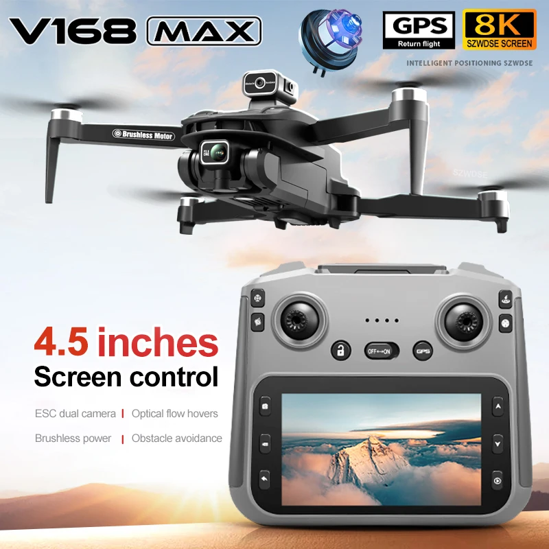 Max GPS Drone Professional 8k Camera Aerial Fpv Brushless Avoiding Obstacle
