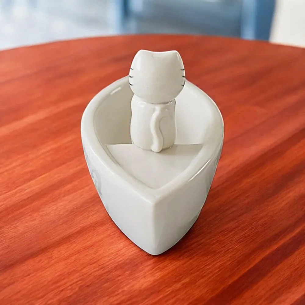 10 Simple Home Decor Upgrades That Look Expensive (But Aren't) 11 Cute 6inch Candle Holder Ornaments Cartoon Cat Cat Fire Candle Holder Boat Shape Resin Candle Stand Atmosphere - available at Build It Smart UK