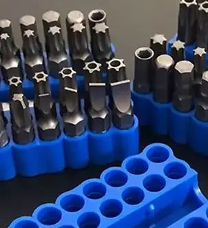 Bit Holder 32 Holes Bit Hex Shank Organiser Screwdriver Bit Holder Drill For