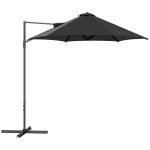 2.5m Rotating Cantilever Parasol - Black