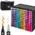168 Colors Dual Tip Art Markers Color Pens Drawing Watercolour Kids & Gift