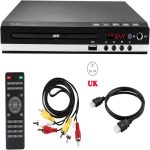 DVD Player Region Free With Remote Control USB Multi Region & HDMIAV Cable UK
